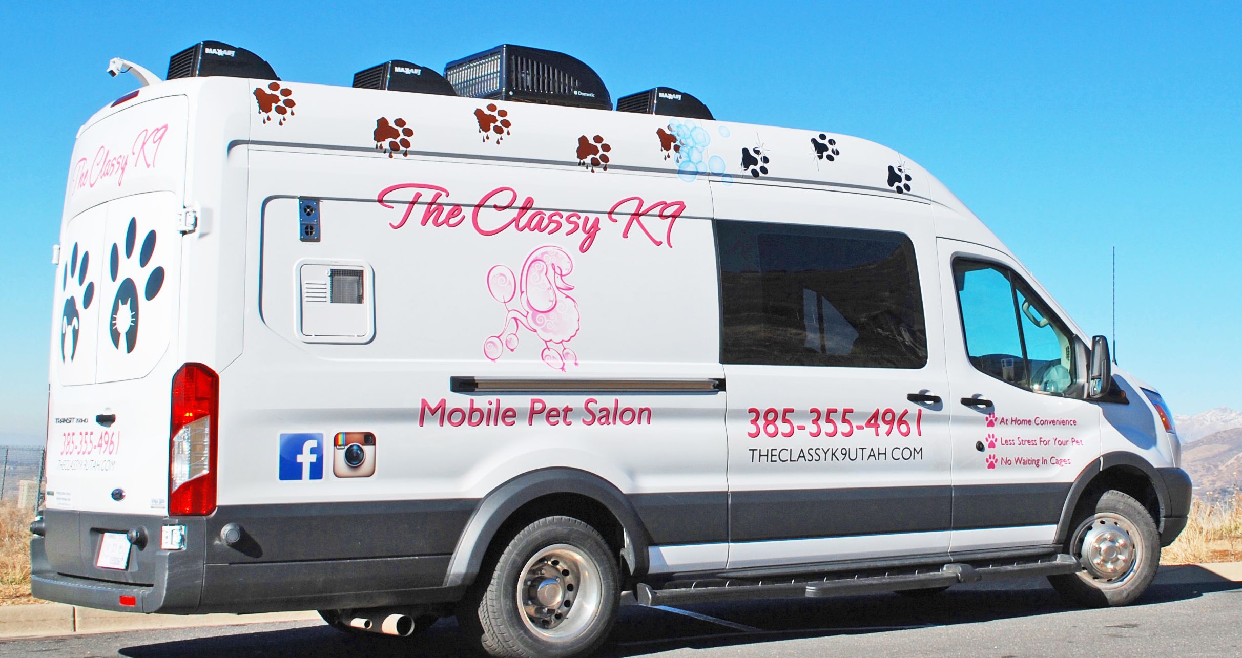 at home mobile pet grooming